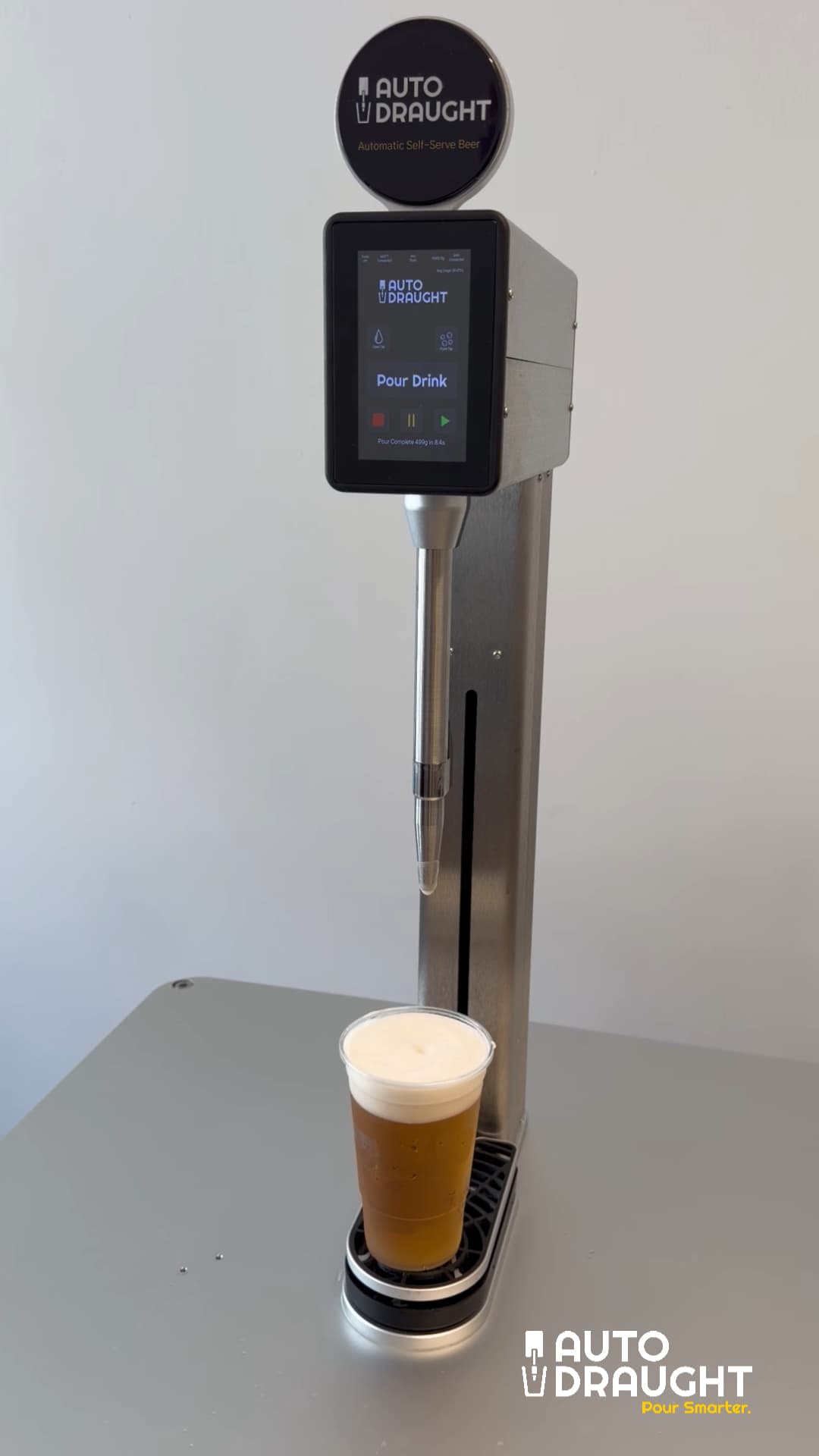 Auto Draught manual foam top-up demonstration
