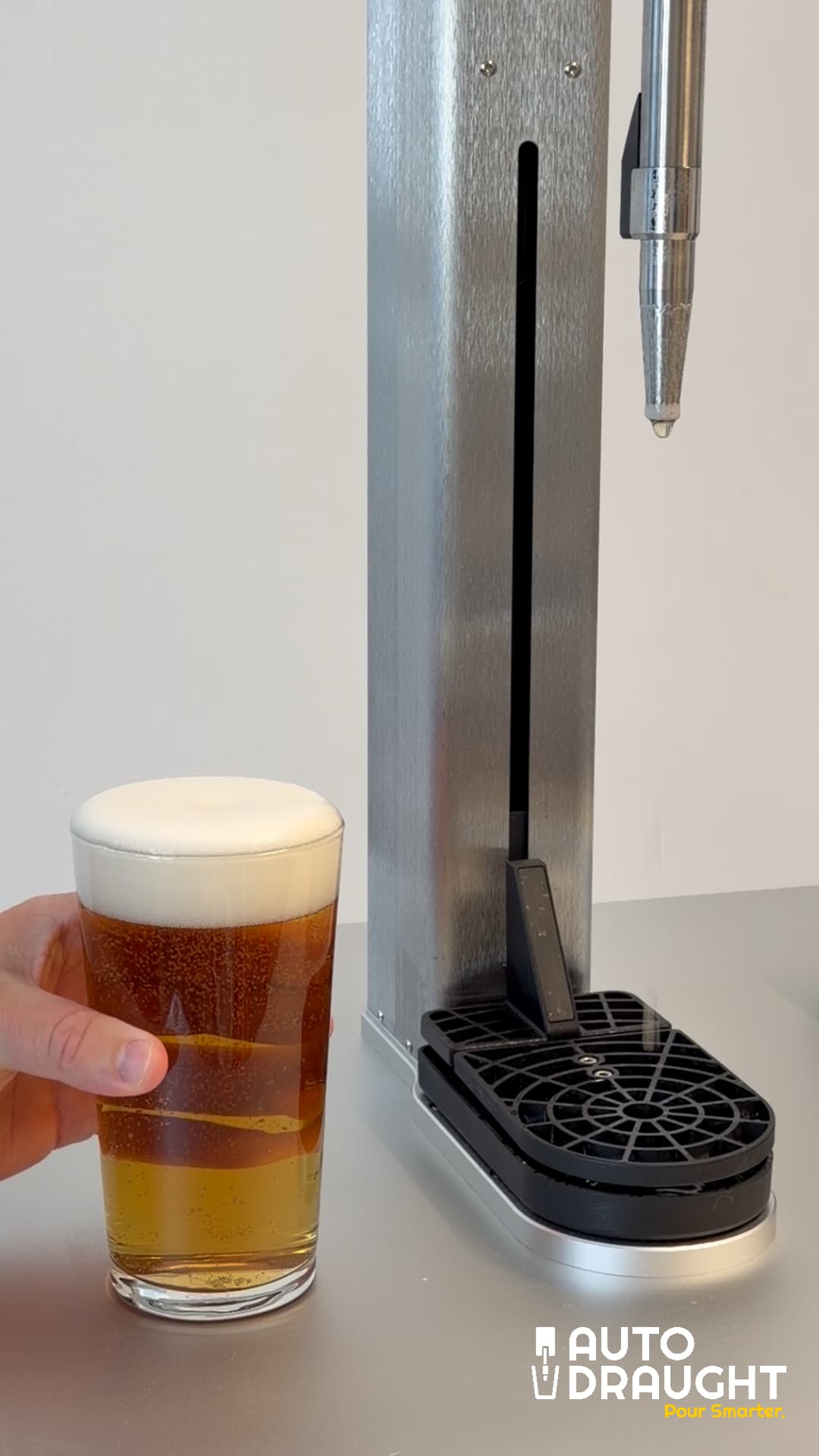 Auto Draught foam retention demonstration