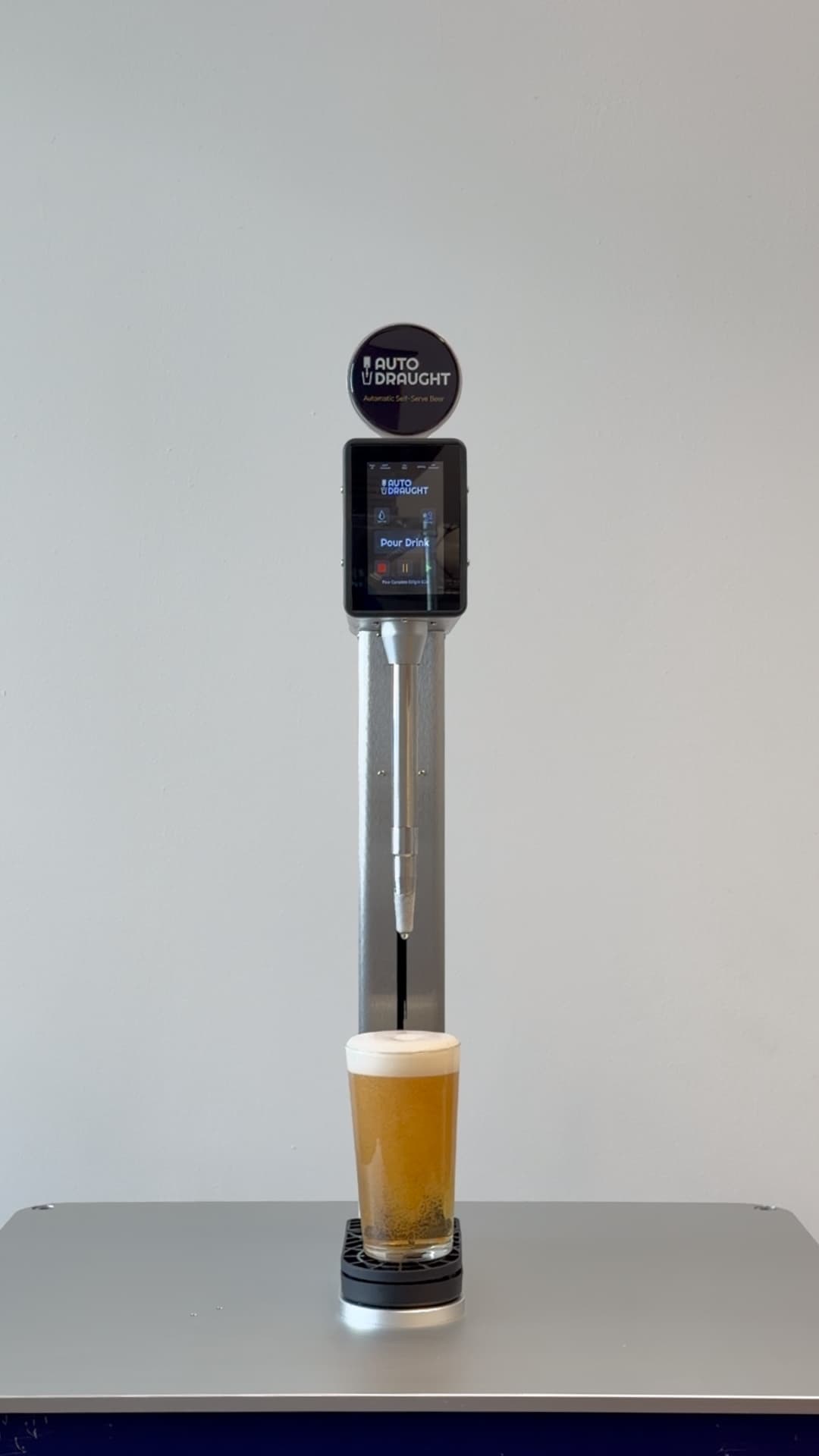 Auto Draught pouring a pint in eight seconds