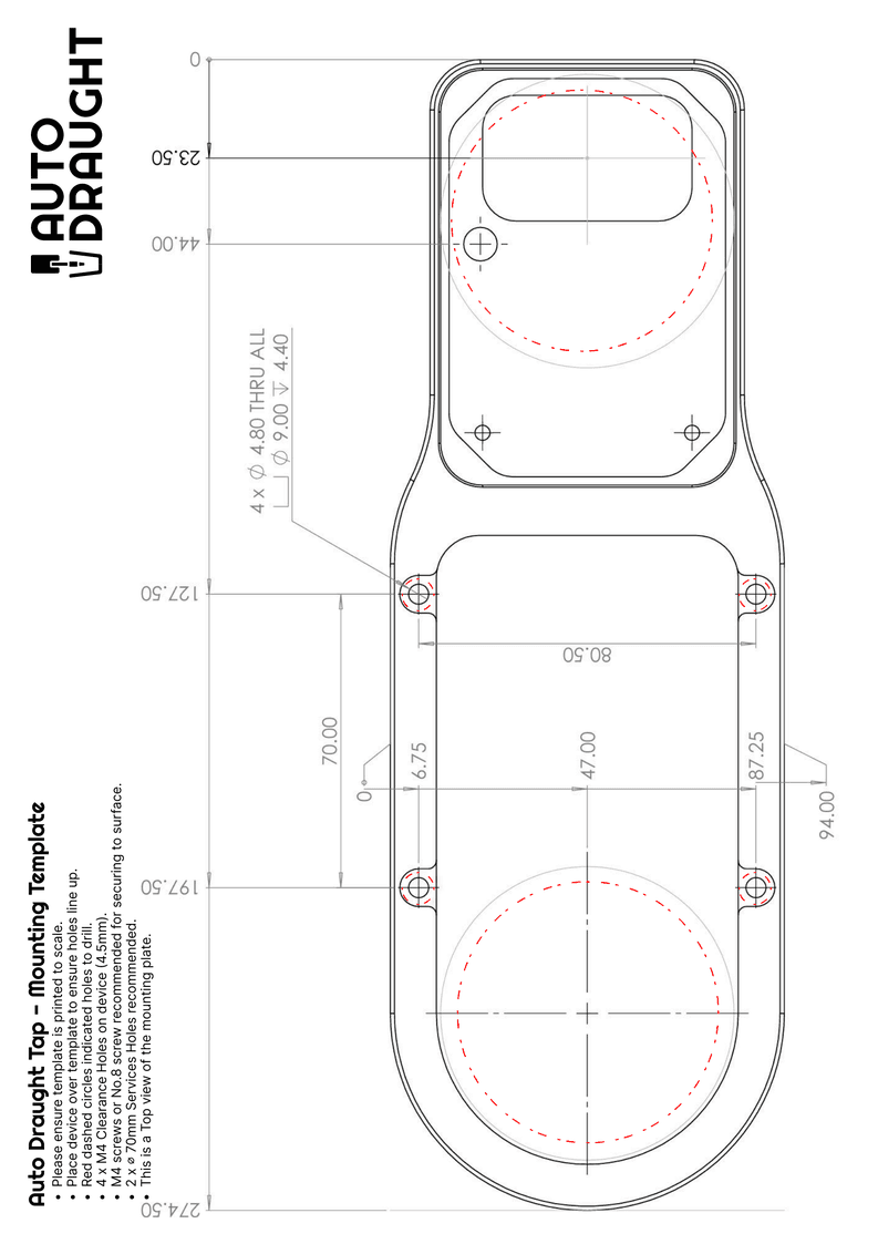 Auto Draught - Mounting Template document thumbnail